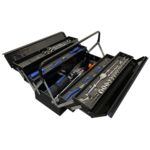 Portable toolkit 108 delig in harmonica kist