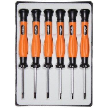 Schroevendraaierset 6 delig mini